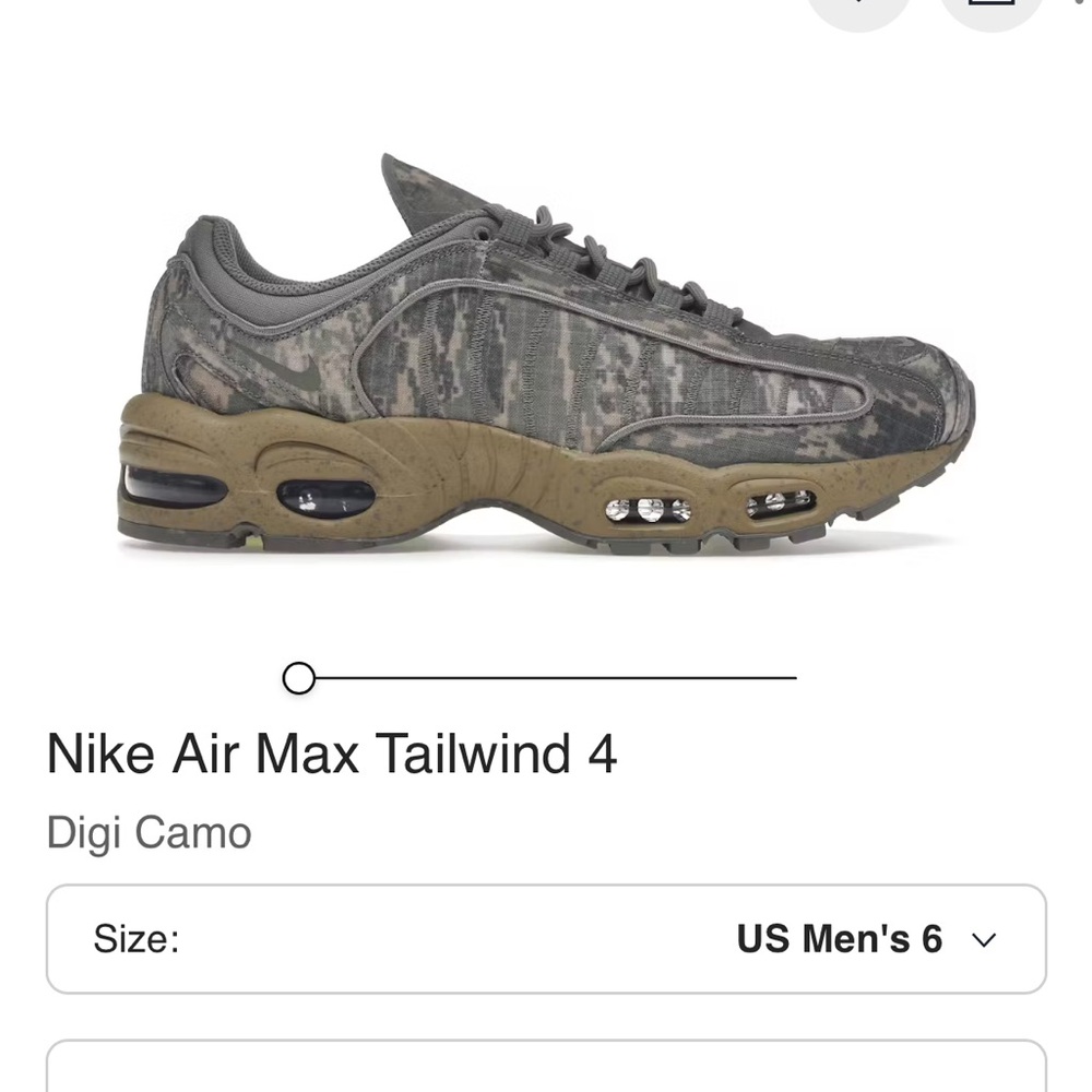 Nike Air Max Tailwind 4 Digi Camo Sneakers